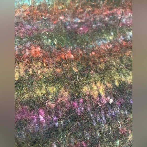 Fuzzy Boho Tote Bag Purse Satchel Medium Sized Bohemian Hippie Minimalist - Picture 5 of 8